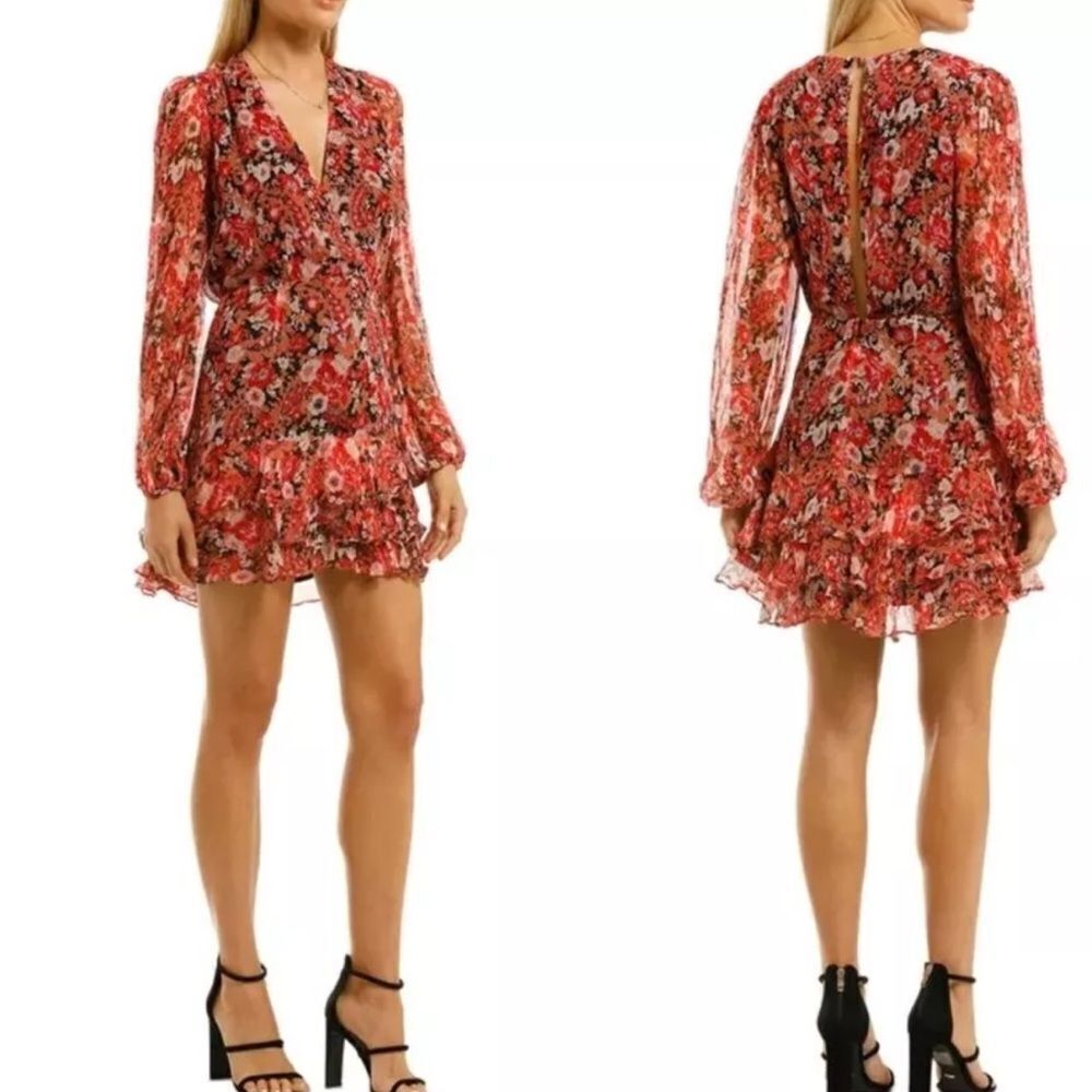 STEVIE MAY One Last Time Mini Dress in Liberated Fleur Size Medium